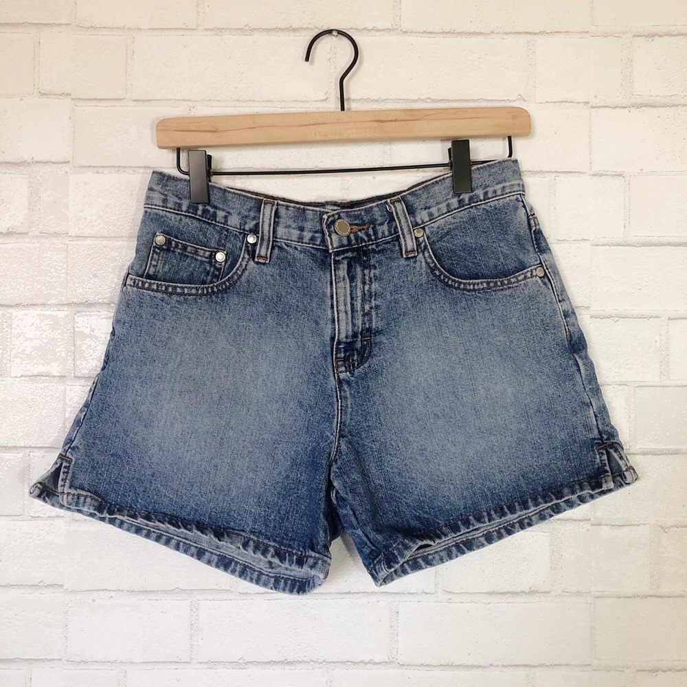 Calvin Klein High Waisted Denim Jeans Shorts